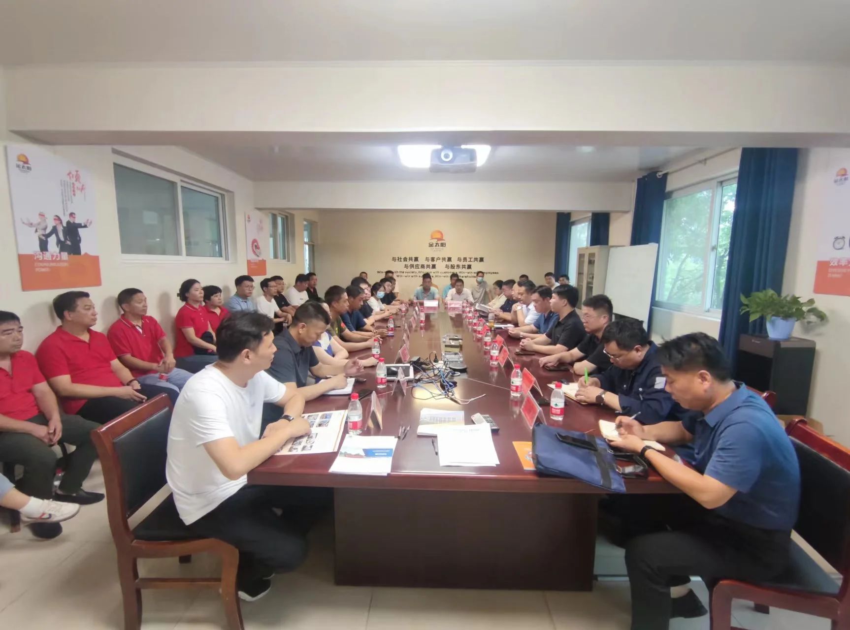 延津縣2023年工貿(mào)企業(yè)防汛應(yīng)急演練在我司舉行！